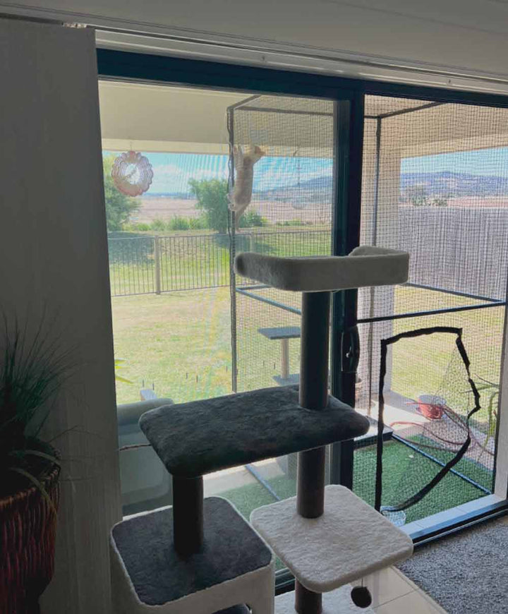 Catnets Lite Portable Cat Enclosure Portable Catio Tower