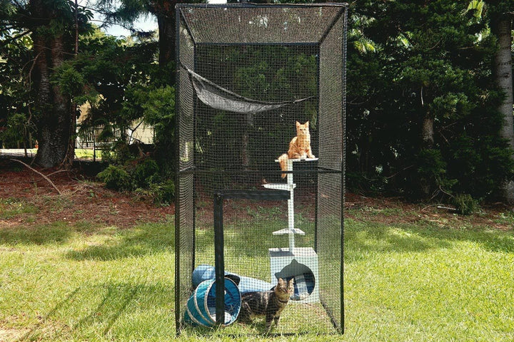 Catnets Lite Portable Cat Enclosure Portable Catio Tower