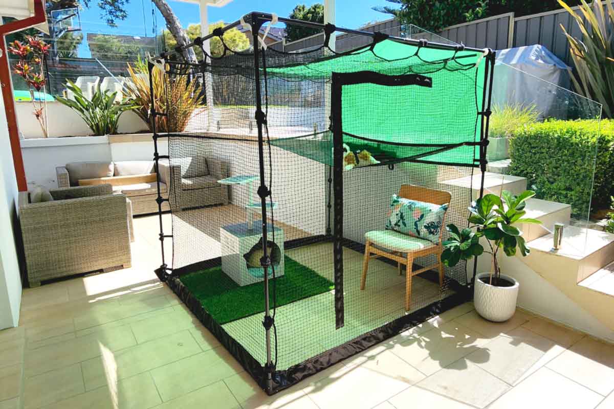 Premium Portable Catio 5’10” – Catnetting