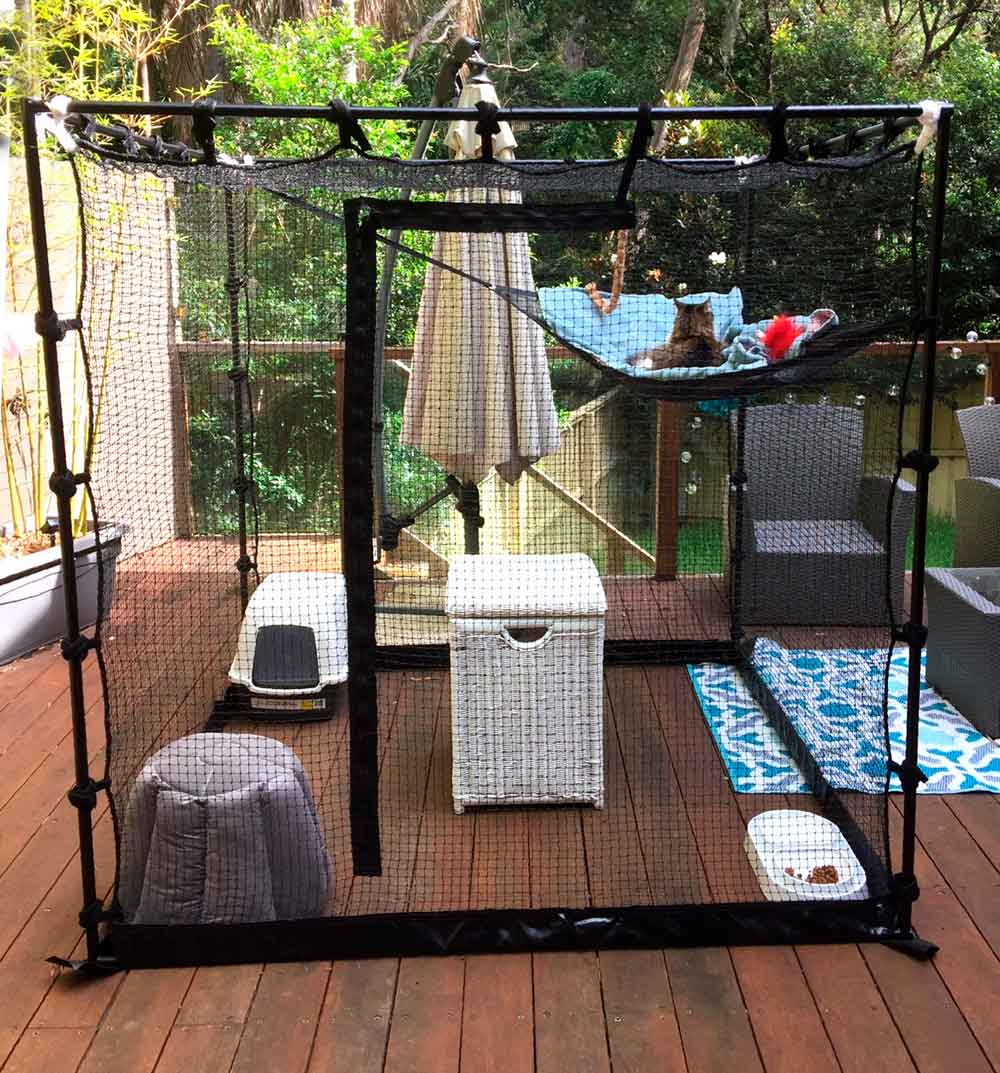 Premium Portable Catio 5’10” – Catnetting