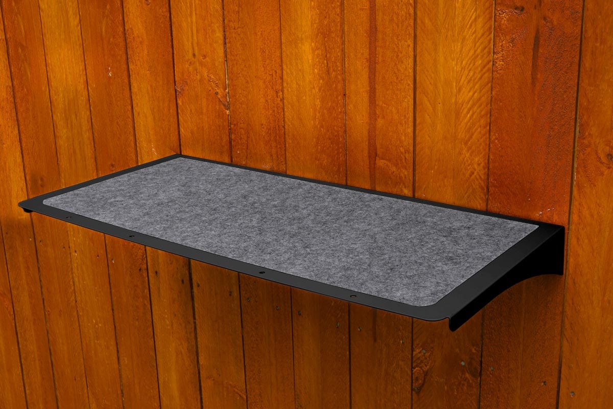 Catnets SKYWALKS Cat Climbing System Black Carpeted Large Cat Climbing Platform