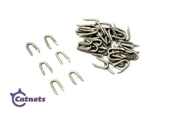 Catnets U-Shape Nails Galvanized Staples (U Shape-Nails) 40pk or 500pk
